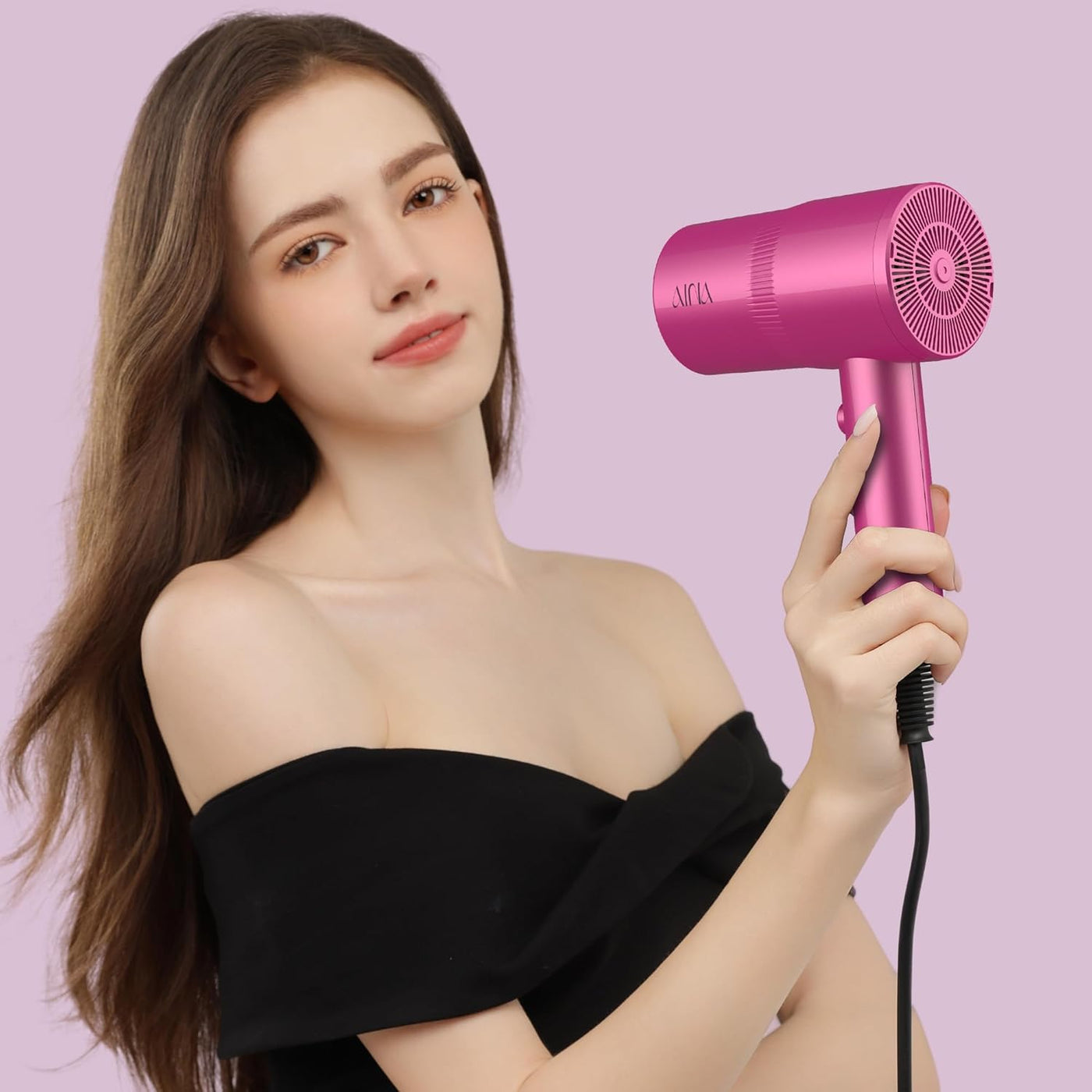 AINA Secador de pelo con difusor, secador de pelo para mujer | Tecn...