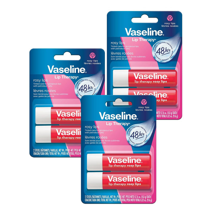 Vaseline Lip Therapy Care Rosy, Nutrición de Acción Rápida, Ideal p...