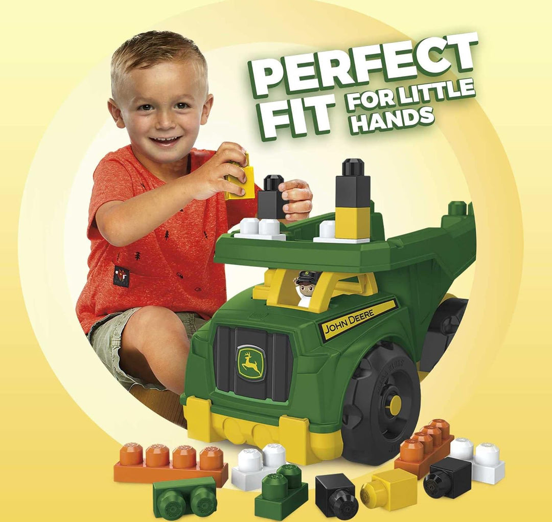 MegaBloks John Deere Dump camión verde
