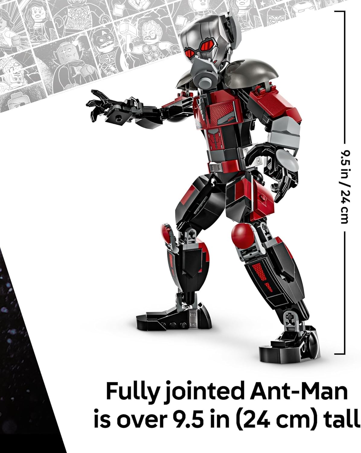 LEGO Marvel Capitán América: Guerra Civil Juego de Construcción de Batalla de Acción - Juguete de Superhéroe de Marvel para Niños, Niños y Niñas, Edades 10+ - con 8 Minifiguras y Hormiga Gigante
