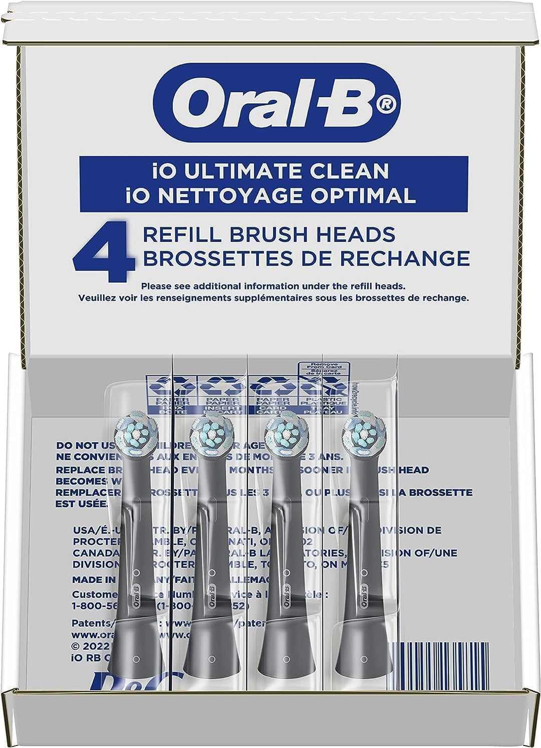 Oral-B iO Series Ultimate Clean - Cabezales de cepillo de dientes e...