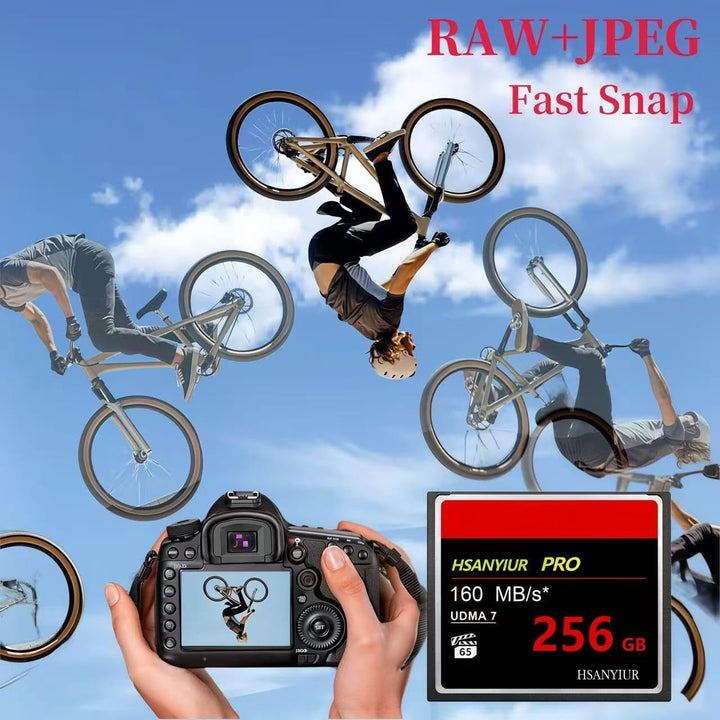 256 GB UDMA 160 MB/s transferencia de alta velocidad