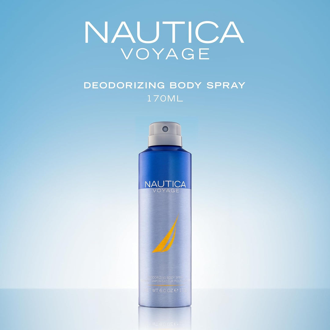 Nautica Voyage Deo Spray corporal de 6 onzas líquidas (paquete de 1...