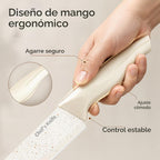 Juego de bloques de cuchillos de cocina de 14 piezas con afilador