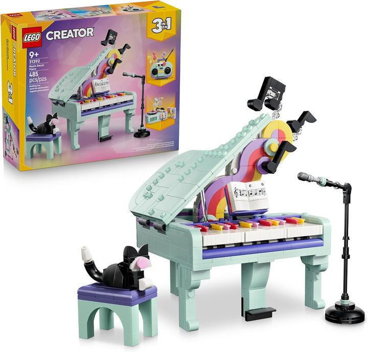 LEGO Creator Piano decorativo musical 3 en 1 con gato 31392 | Jugue...