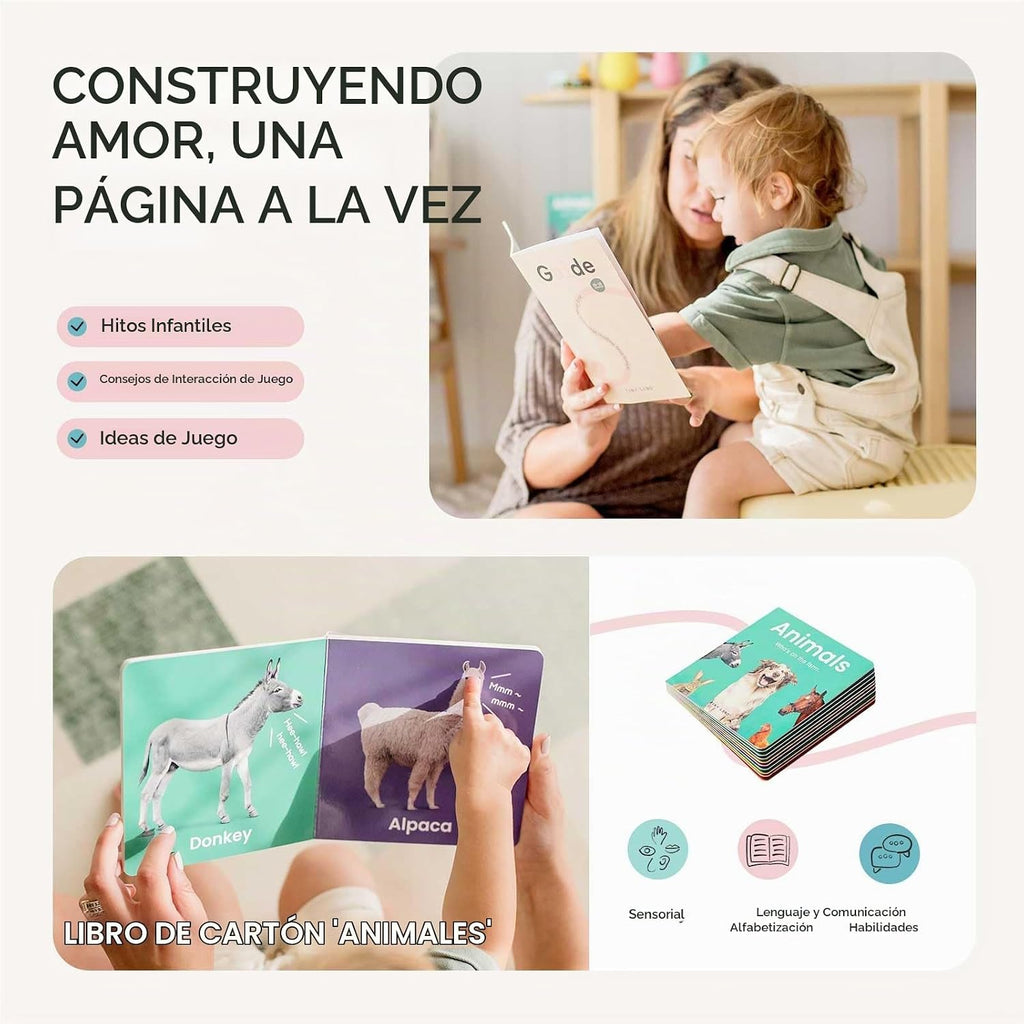 Tiny Land Montessori - Juego de juguetes para bebés de 16 a 18 meses, kit
