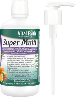Vital Earth Minerals Super Multi con bomba \u2013 Multivitamínico l...