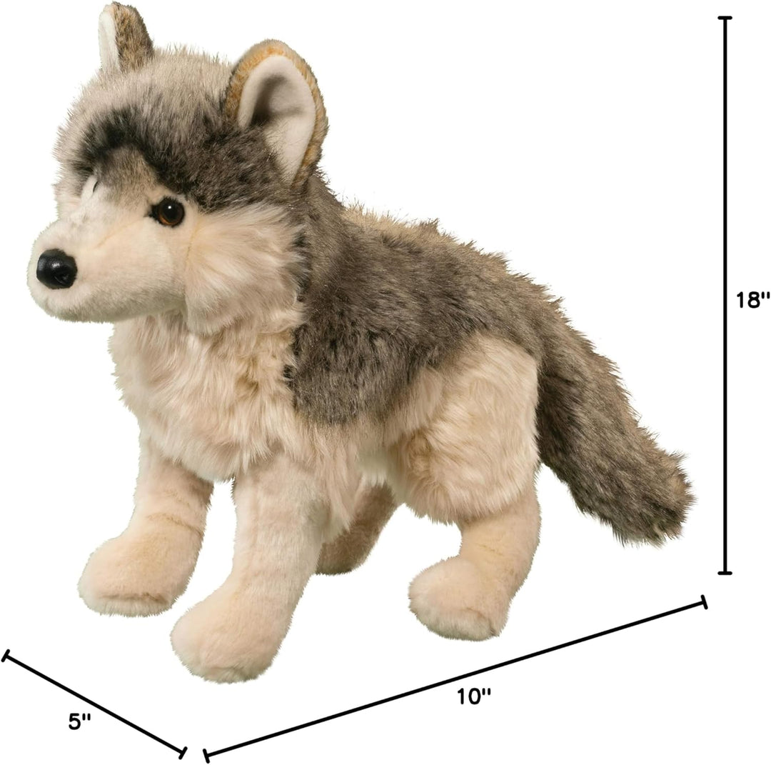 Douglas Peluche de lobo ahumado
