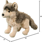 Douglas Peluche de lobo ahumado