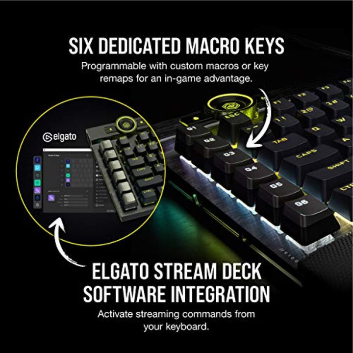 Corsair K100 RGB - Teclado mecánico para juegos - Interruptores Che...
