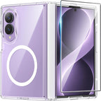 FNTCASE Funda transparente para Samsung Galaxy Z-Fold-8, protección