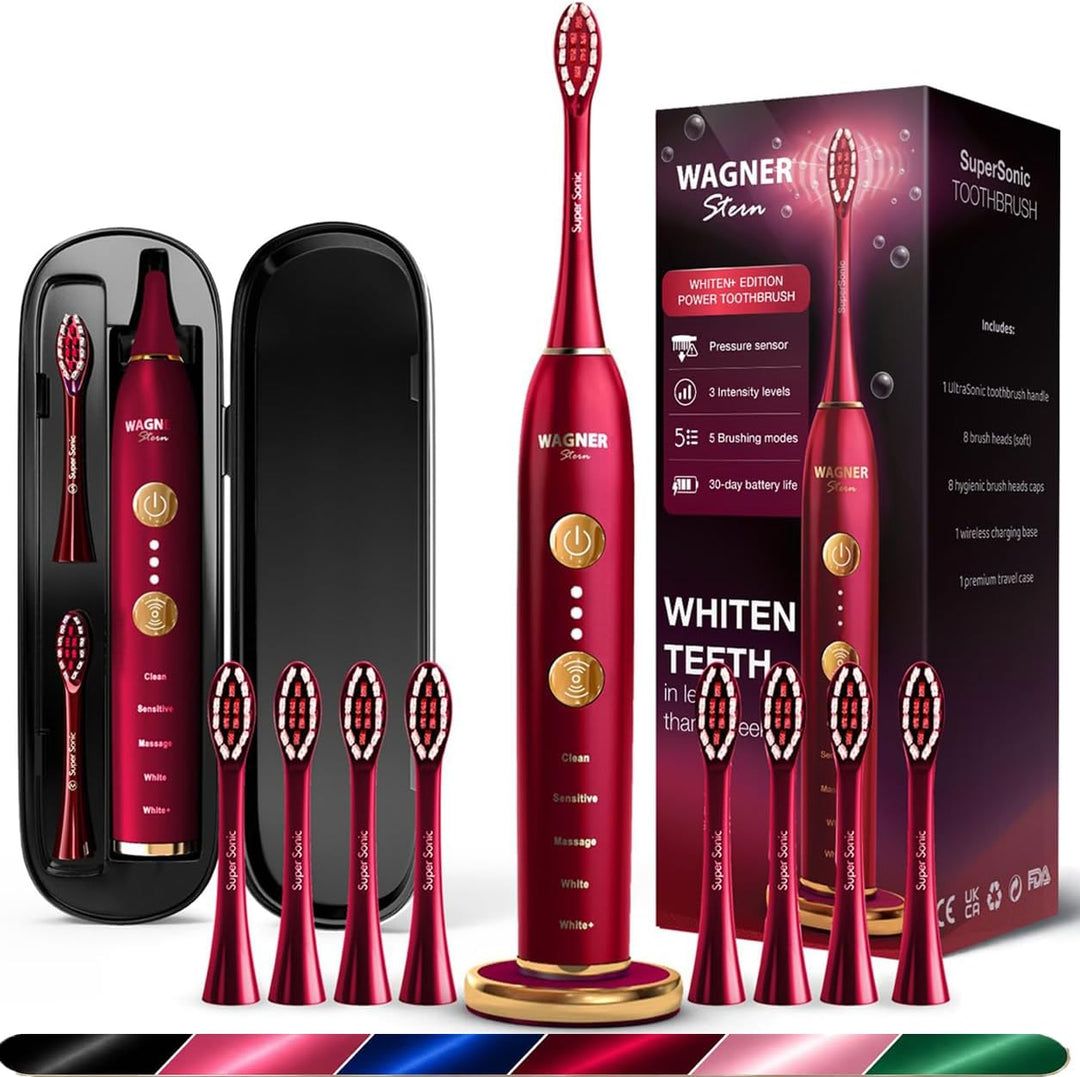Wagner Stern Edición WHITEN+. Cepillo de dientes eléctrico blanquea...
