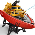 SYMA Q14 - Barco de bomberos RC para niños de 8 a 12 años, espray de agua