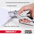 Arrow Fastener P22 - Engrapadora de alicates de mano resistente para manualidades, oficina y aislamiento, utiliza grapas de 1/4 pulgadas y 5/16 pulgadas