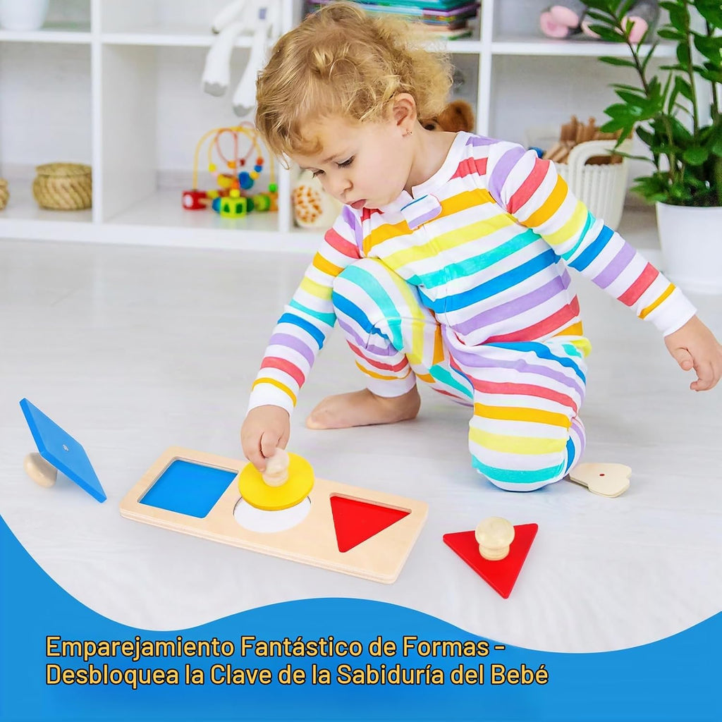 Juguetes educativos Montessori para niños y niñas de 1 a 2 años