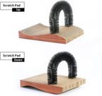 FUKUMARU Cat Self Groomer 2.0 versión, rascador de cara de arco de gato