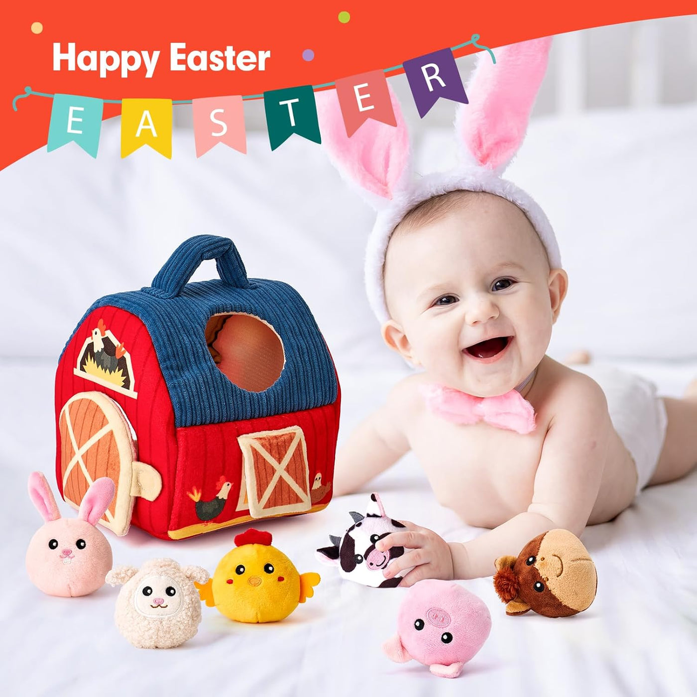 hahaland - Juguetes para bebés de 6-12 meses juego de