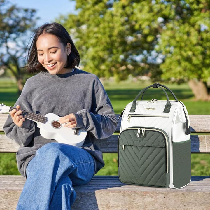 VANKEAN Mochila para laptop de 17 pulgadas para mujeres y hombres,...