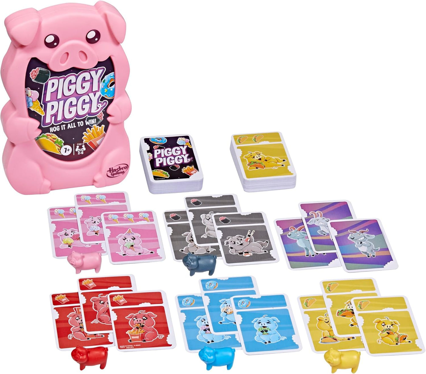Hasbro Gaming Juego de cartas Piggy Piggy Juegos