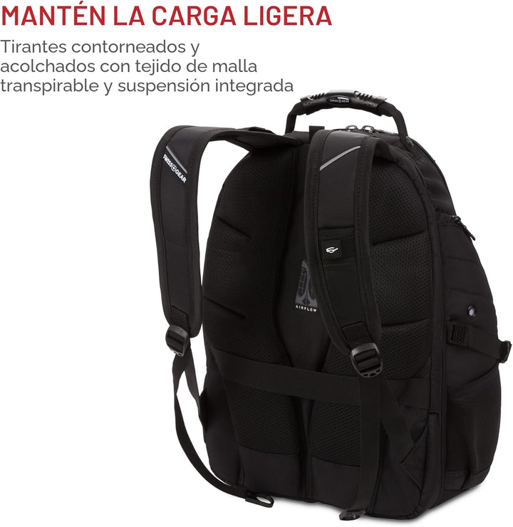 SwissGear 1900, Negro\/Negro, 17 pulg.