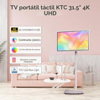 KTC Monitor portátil inteligente 4K MEGAPAD, certificado Google EDLA, A32Q7