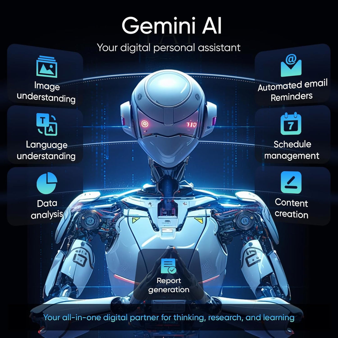 Tableta Android 16 con Gemini AI con tasa de refresco de 90Hz, 11 p...