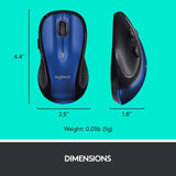 Logitech M510 - Mouse inalámbrico para computador Forma cómoda con...