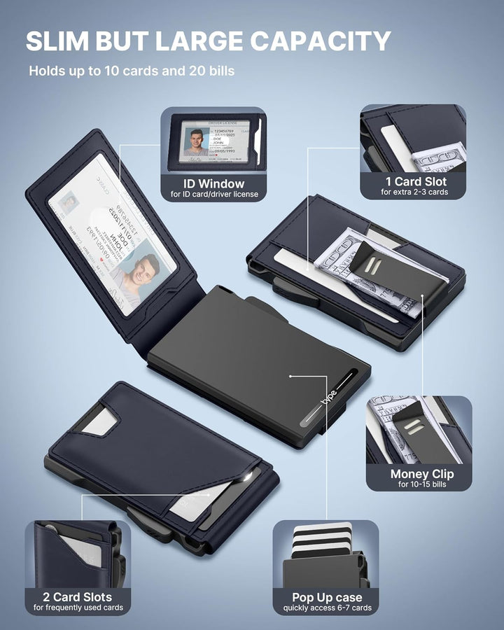 typecase Cartera táctica para hombre tarjetero: funda para tarjetas...