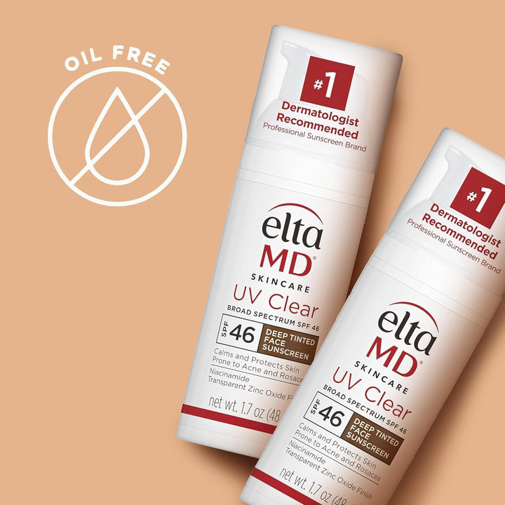 EltaMD UV Clear Face Sunscreen SPF 46, Oil-Free Sunscreen with Zinc...