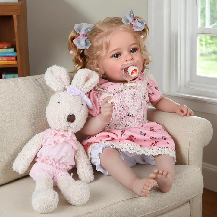 CHAREX Muñeca realista Reborn Baby Girl \u2013 Muñeca realista hech...