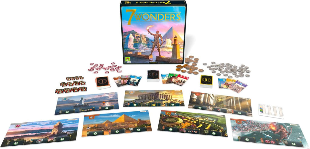 Asmodee Juego de mesa 7 Wonders (nueva edición) - Lleva tu civilización a