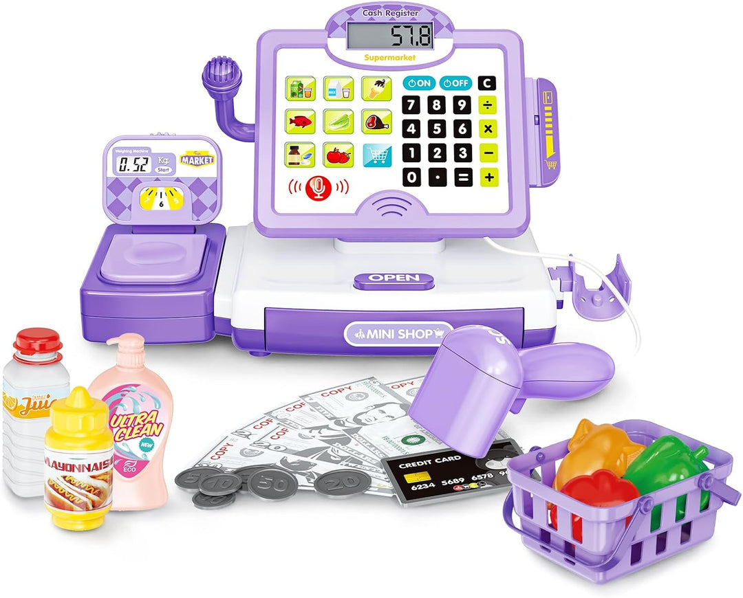 FS Calculadora de juego de simulación de caja registradora de jugue...