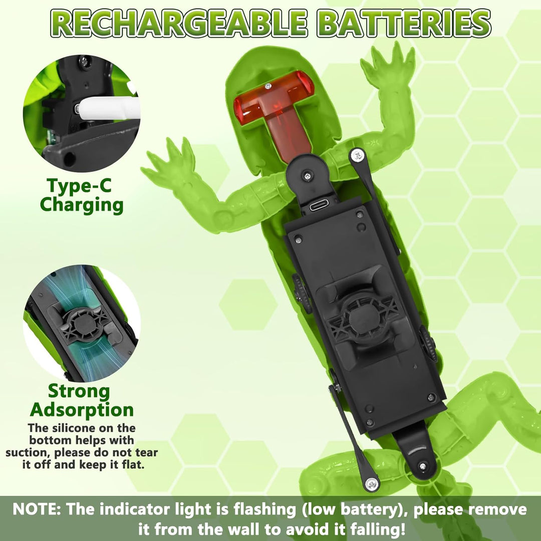 Youngyes Wall Crawler Gecko robot recargable de control