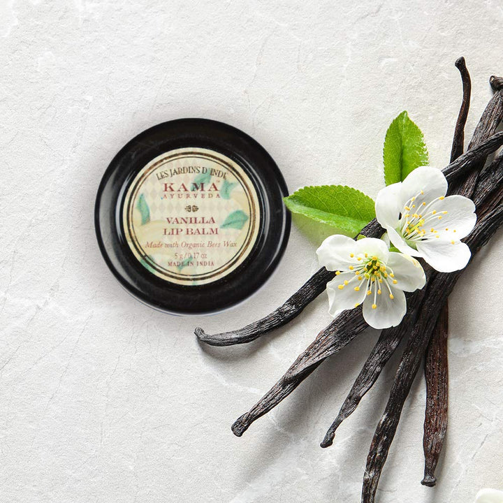 Kama Ayurveda Bálsamo labial de vainilla, 0.18 oz