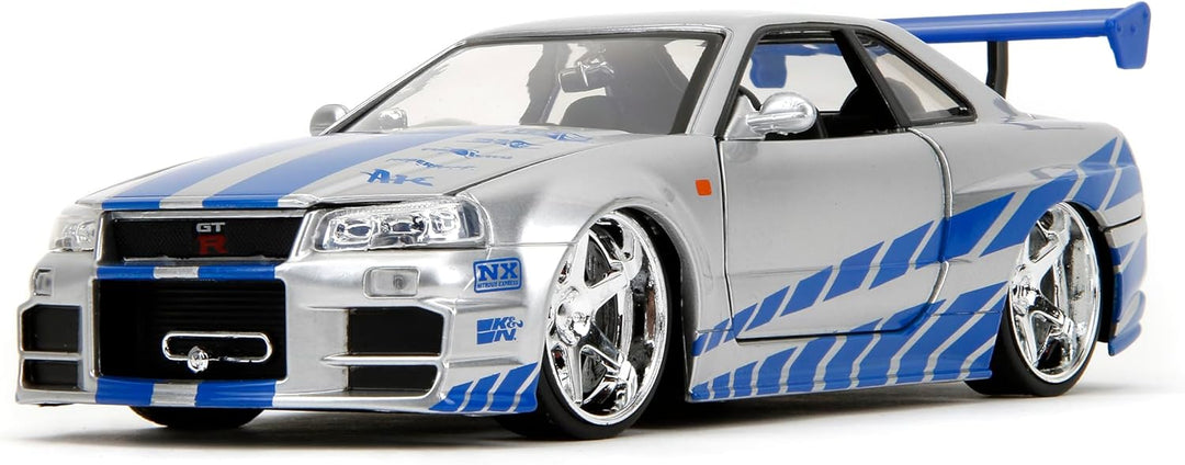 Jada Toys Fast &amp; Furious Brian\u2019s 2002 Nissan Skyline R34 -...
