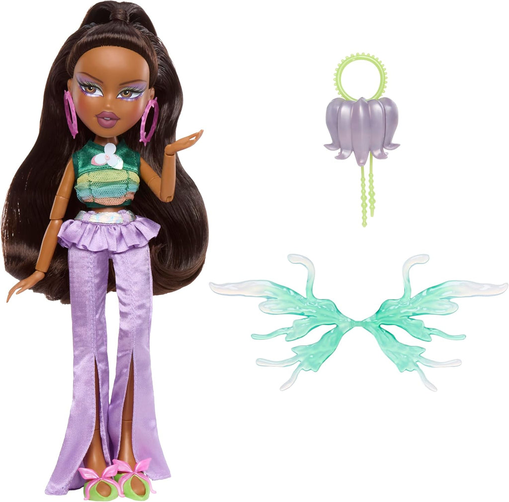 Bratz Moda Pixiez Sasha Muñeca de fantasía coleccionable con moda real y accesorios