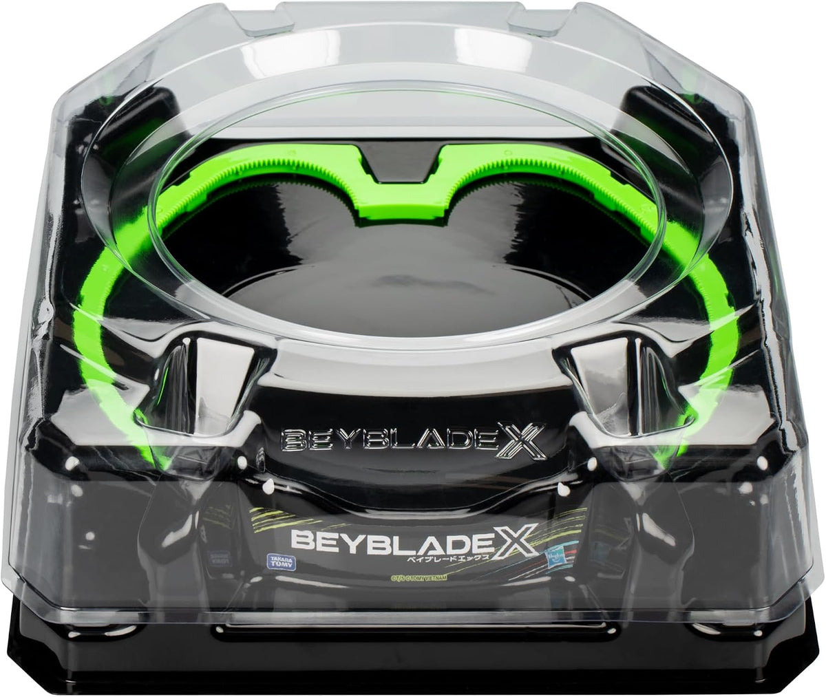 Beyblade X Xtreme Battle Set con Beystadium Arena con riel X-Celerator, 2 juguetes superiores giratorios a la derecha, 2 lanzadores, juguetes para niños y niñas, 8+