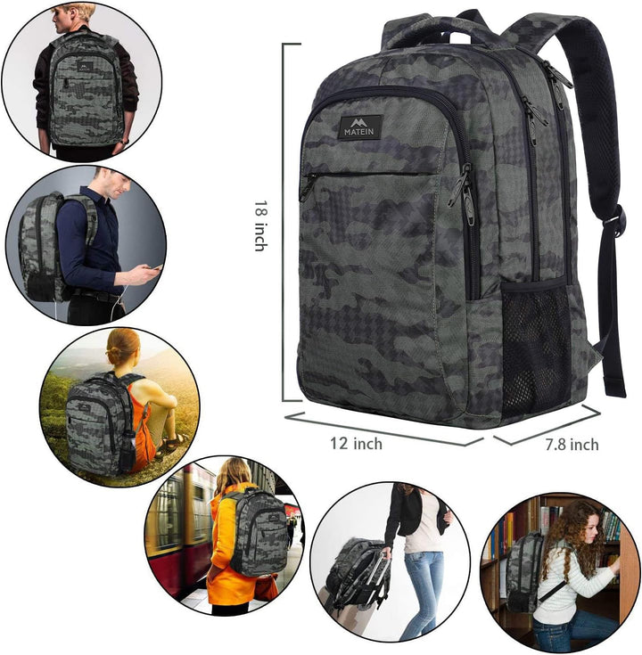 Mochila para portátil de viaje, para negocios, antirrobo, delgada,...