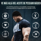 Animal Advanced Ácidos grasos Omega 3 - 3500 mg EPA DHA Aceite de p...