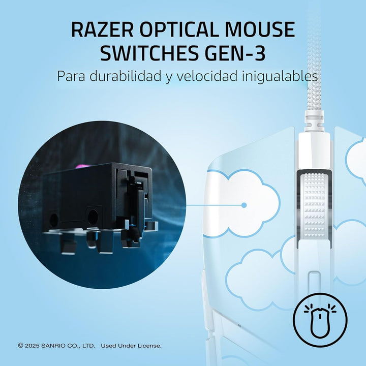 Razer Ratón para juegos con cable Cobra: 2.05 oz Ligero - Interrupt...