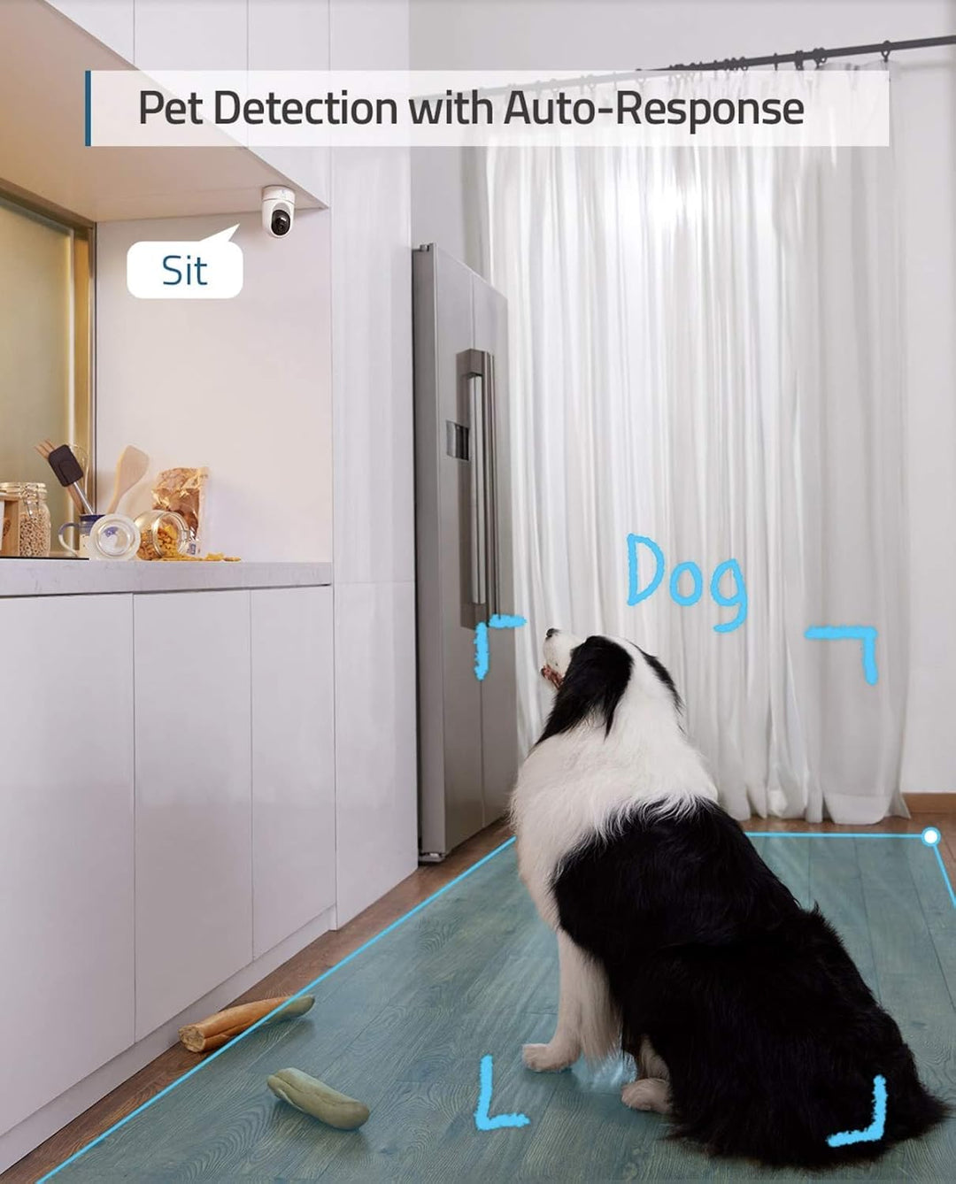 eufy Security Cámara Interior E220, cámara para seguridad del hogar...