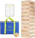 Torre gigante de hasta 5.3 pies - 60 piezas de juego de madera