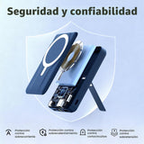 Azmuth Banco de energía inalámbrico magnético de 10000 mAh, cargado...