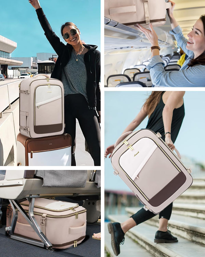 LOVEVOOK - Mochila de viaje para mujer, mochila de 40 l para llevar...