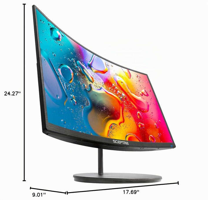 Sceptre - Monitor LED curvo FHD de 27 pulgadas, 75 Hz (C275W-1920RN...