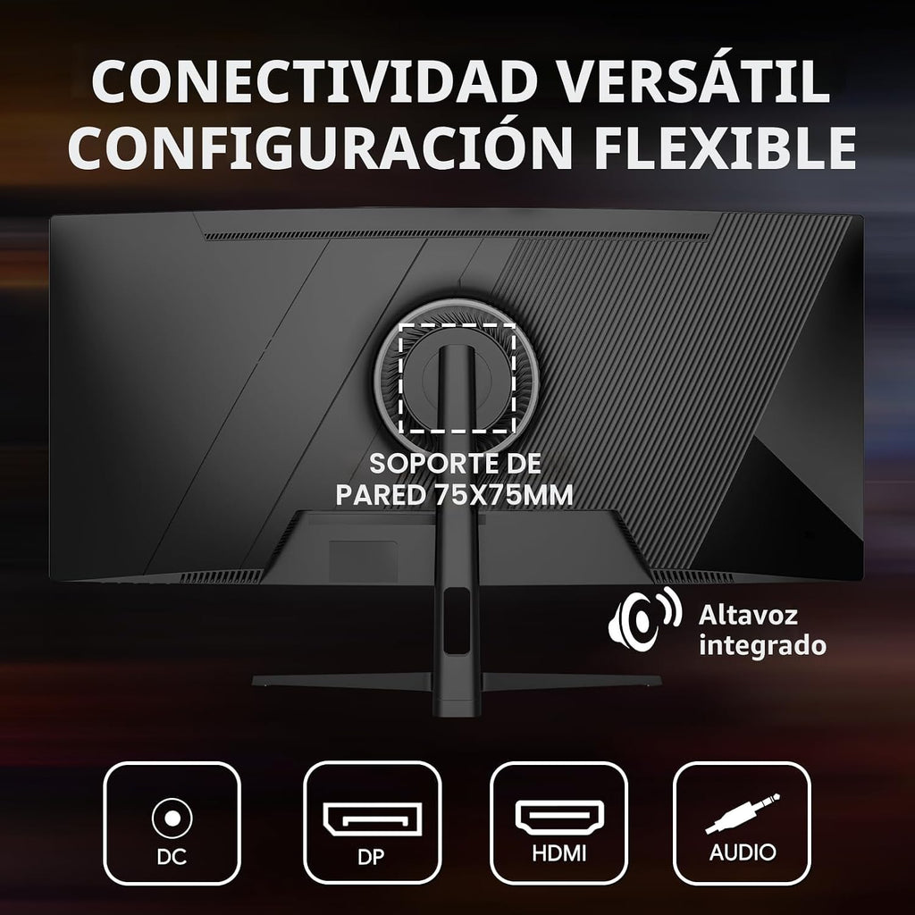 CRUA Monitor curvo para juegos de 34 pulgadas, 240 Hz WQHD 3440 x 1...
