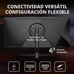 CRUA Monitor curvo para juegos de 34 pulgadas, 240 Hz WQHD 3440 x 1...