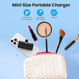 Cargador portátil mini para iPhone 17\/16, Batería externa PD USB C...