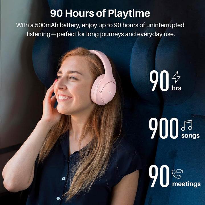 TOZO Auriculares híbridos HT3 con cancelación de ruido, batería de...