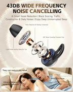 Paekole Auriculares para dormir de lado, ultra mini auriculares Bluetooth